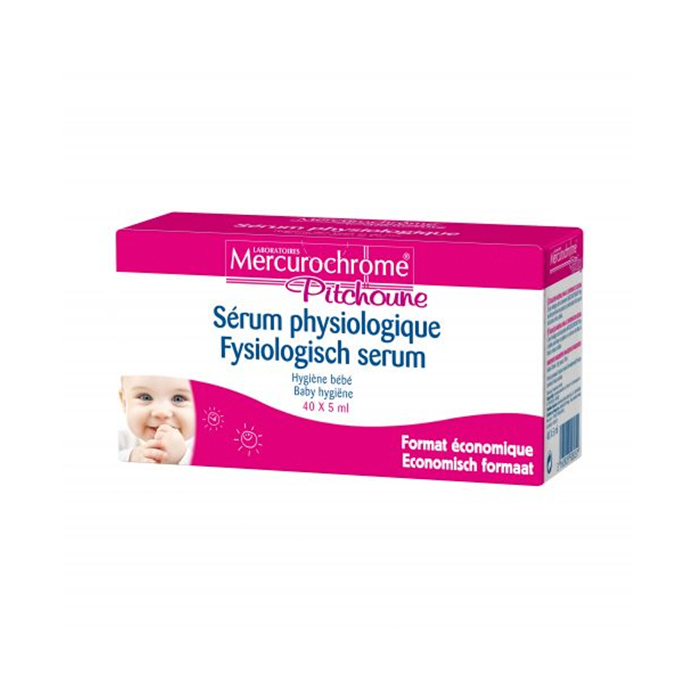 Mercurochrome Pitchoune Physiological Serum 40 x 5 ML