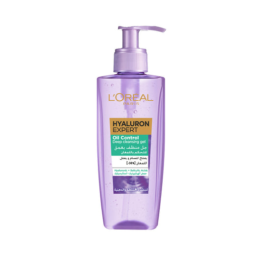 L’Oreal Paris Hyaluron Expert Oil Control Deep Cleansing Gel 200 ML
