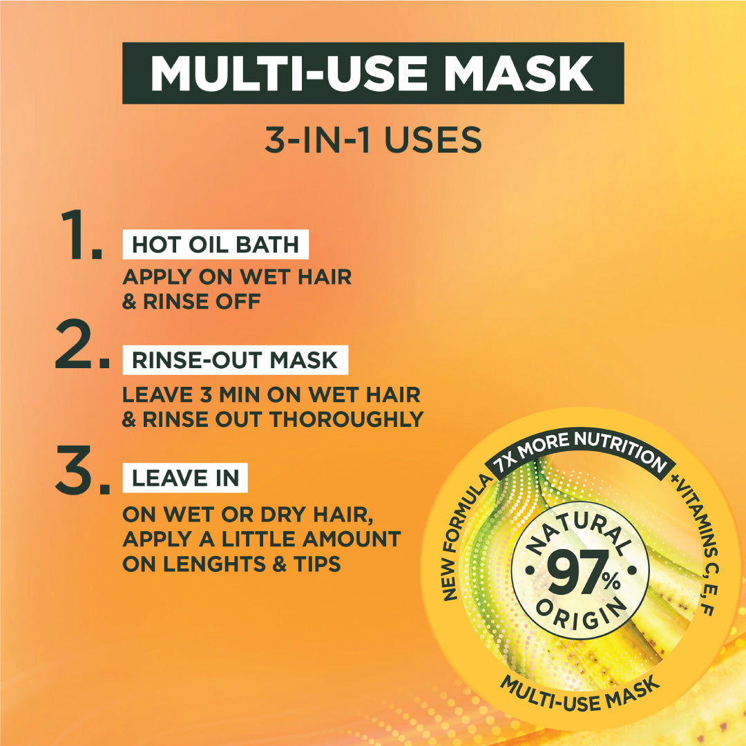Ultra Doux Banana Hair Food 3-in-1 Mask 390 ML
