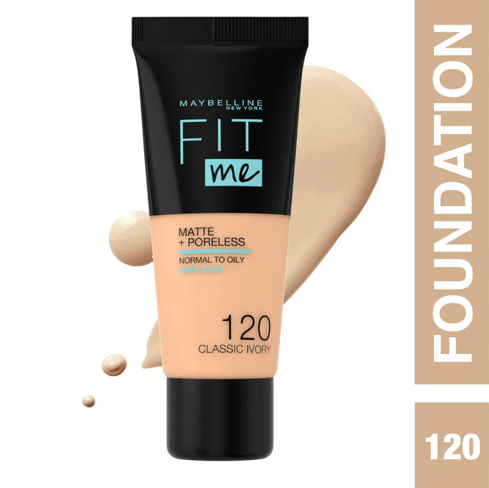 Maybelline Fit Me Matte + Poreless Liquid Foundation- 30ML