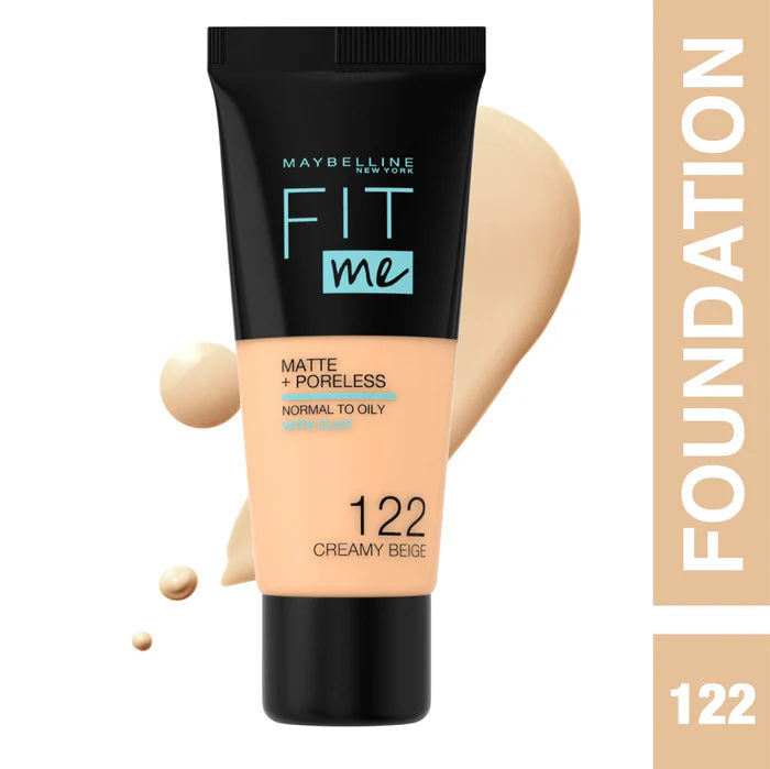 Maybelline Fit Me Matte + Poreless Liquid Foundation- 30ML