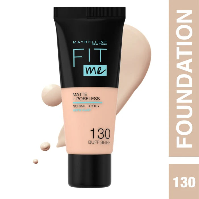Maybelline Fit Me Matte + Poreless Liquid Foundation- 30ML