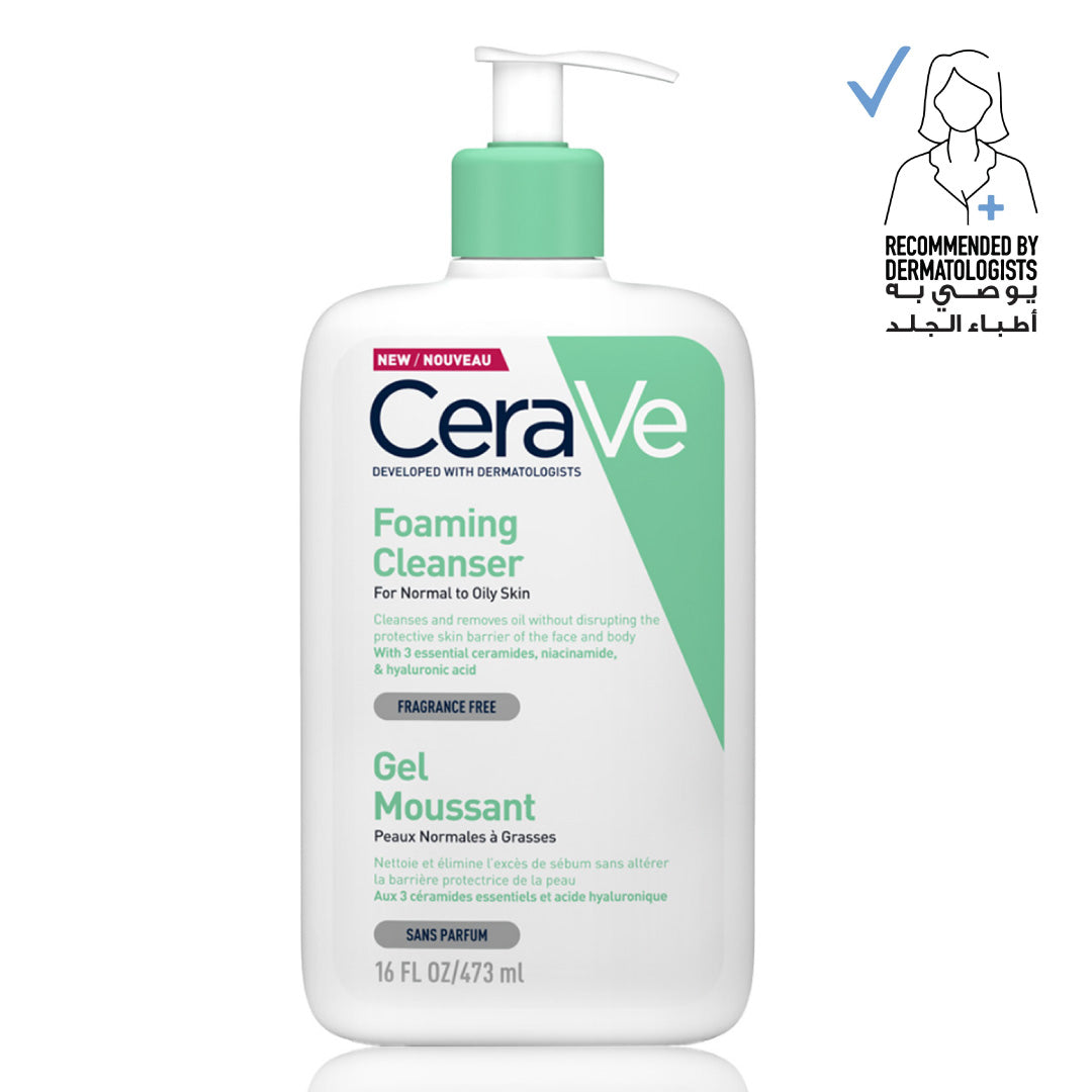 Cerave Foaming Facial Cleanser For Normal to Oily Skin