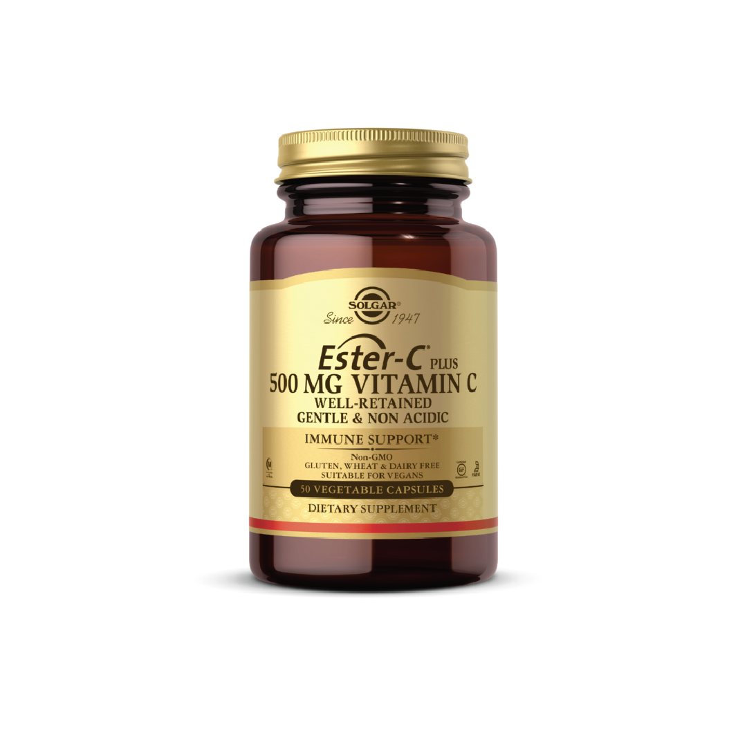 Solgar Ester-C Plus 500 Mg Vitamin C 50 Vegetable Capsules