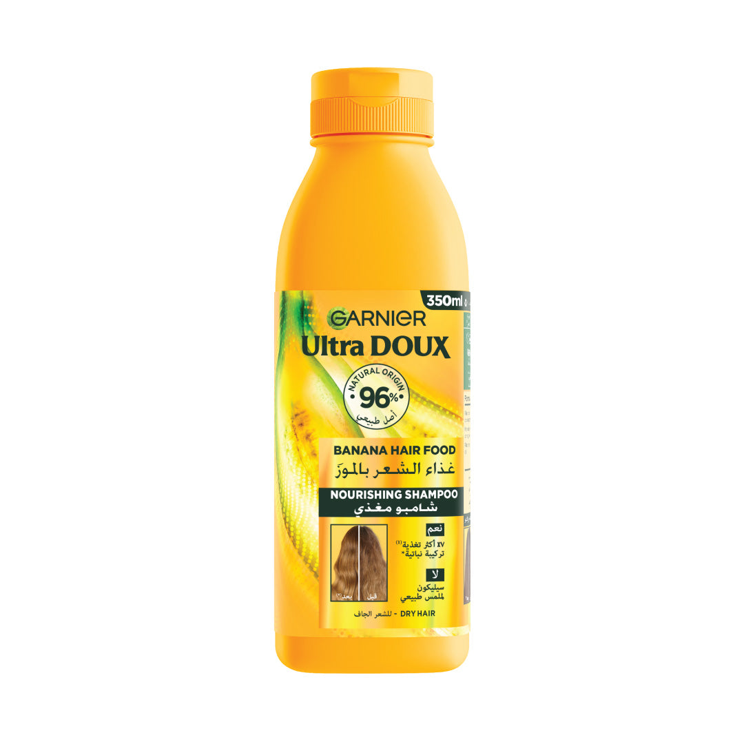 Ultra Doux Banana Vegan Hair Food Shampoo for Dry Hair 350 ML