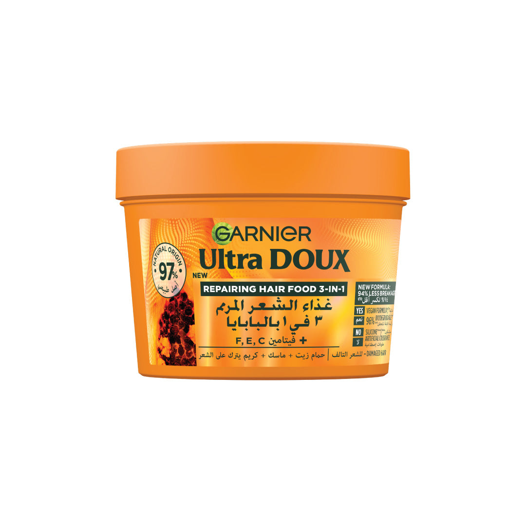 Ultra Doux Papaya Hair Food 3-in-1 Mask 390 ML