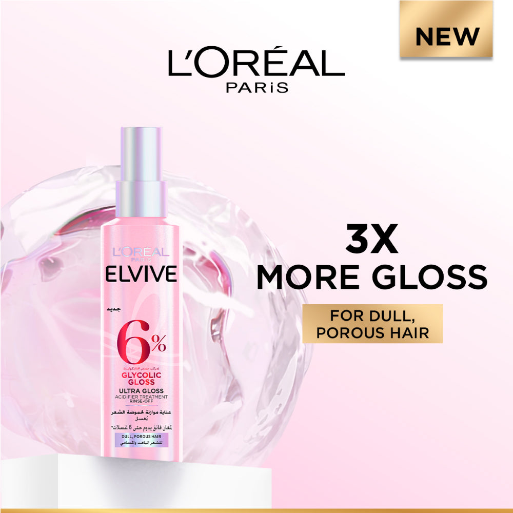 L’Oréal Paris Elvive Glycolic Gloss Ultra-Gloss Acidifier Treatment Rinse-Off