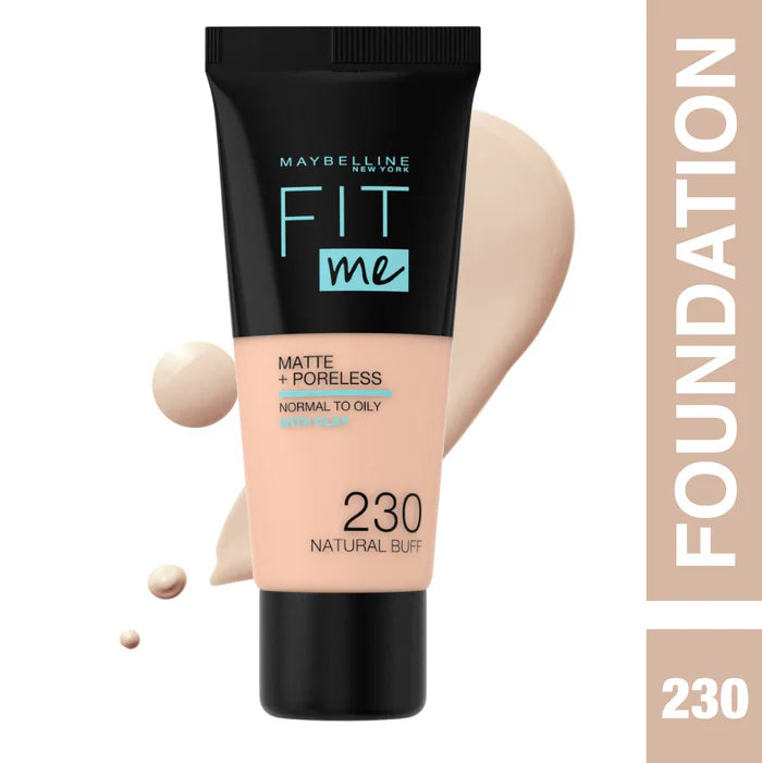 Maybelline Fit Me Matte + Poreless Liquid Foundation- 30ML