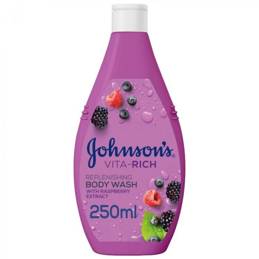 Johnson's Vita-Rich Replenishing Body Wash with Raspberry Extract
