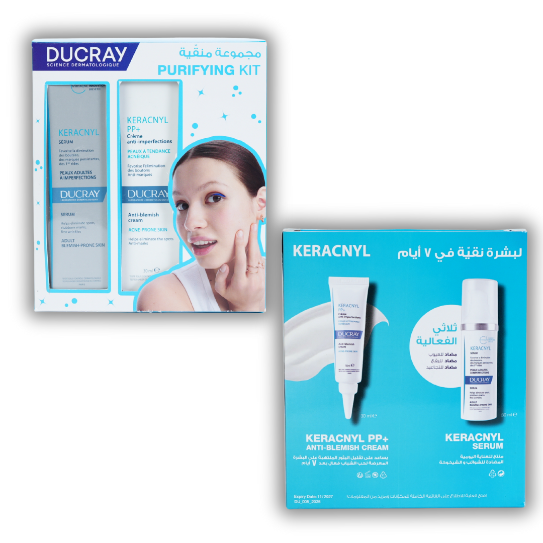 Ducray Keracnyl PP Anti-Blemish Soothing Cream 30ML + Ducray Keracnyl Serum 30ML