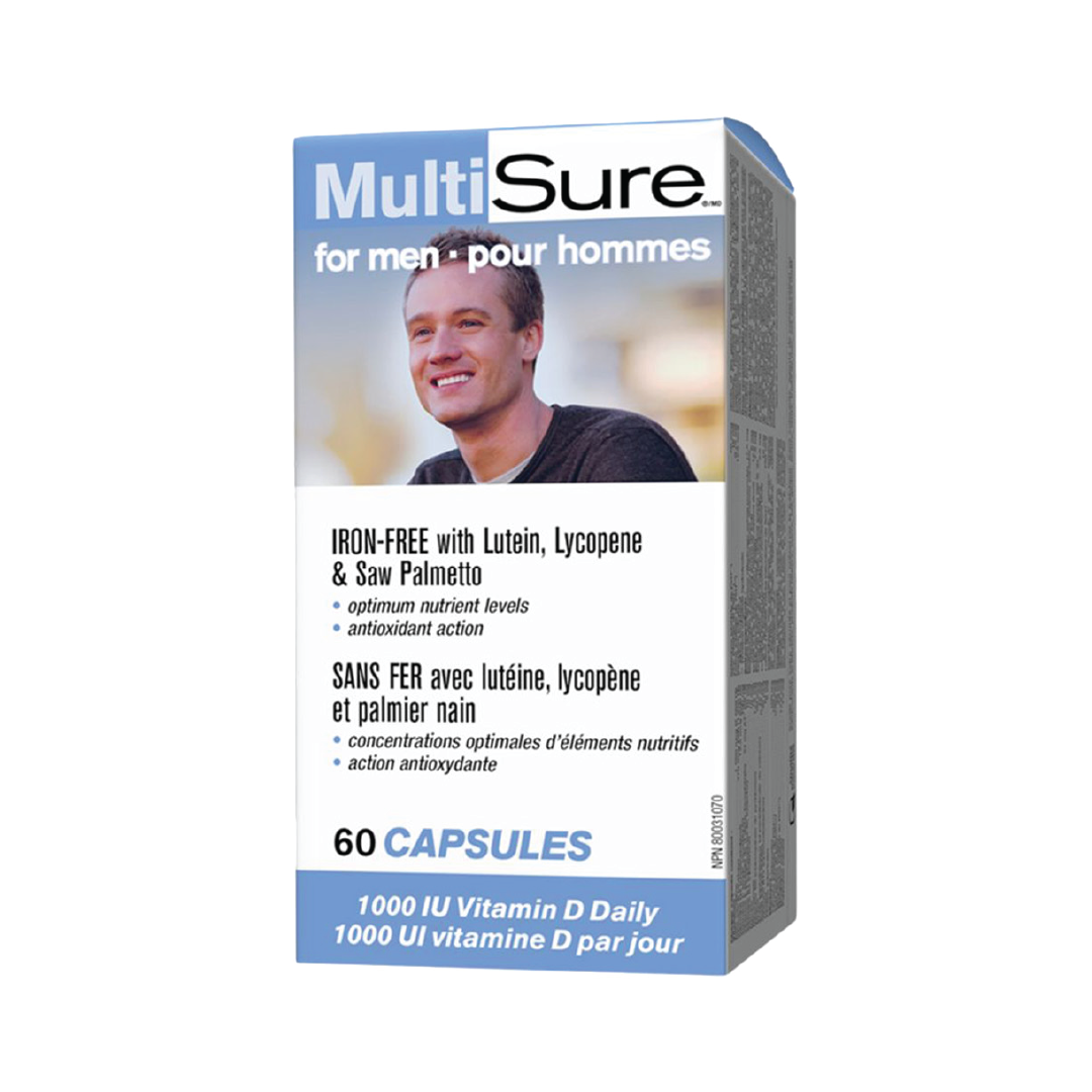 Webber Naturals® MultiSure Men 60 Capsules