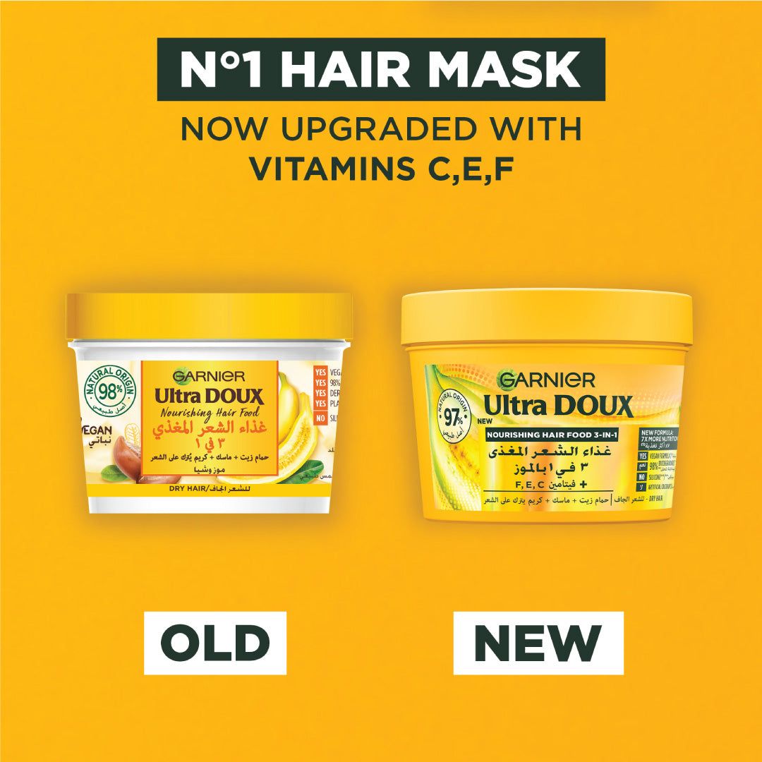 Ultra Doux Banana Hair Food 3-in-1 Mask 390 ML