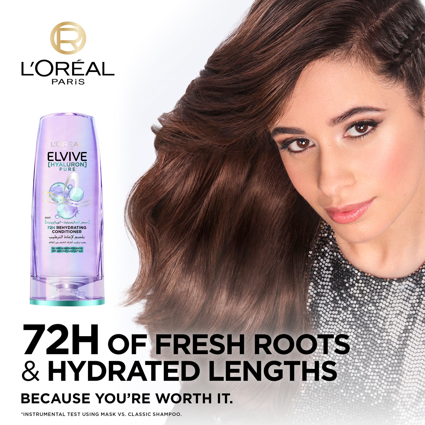 L’Oréal Paris Elvive Hyaluron Pure Rehydrating Conditioner 200 ML