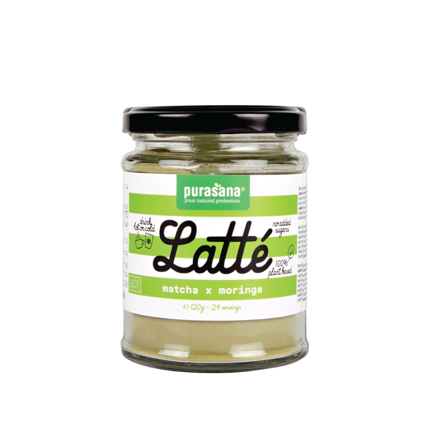Purasana Matcha Moringa Latte 120 Gr