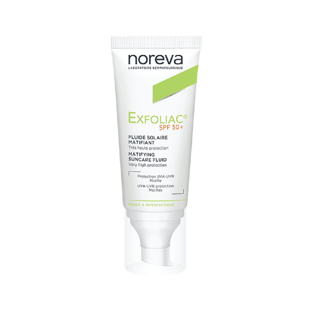 Noreva Exfoliac SPF50+ Mattifying Sun Fluid -40ML