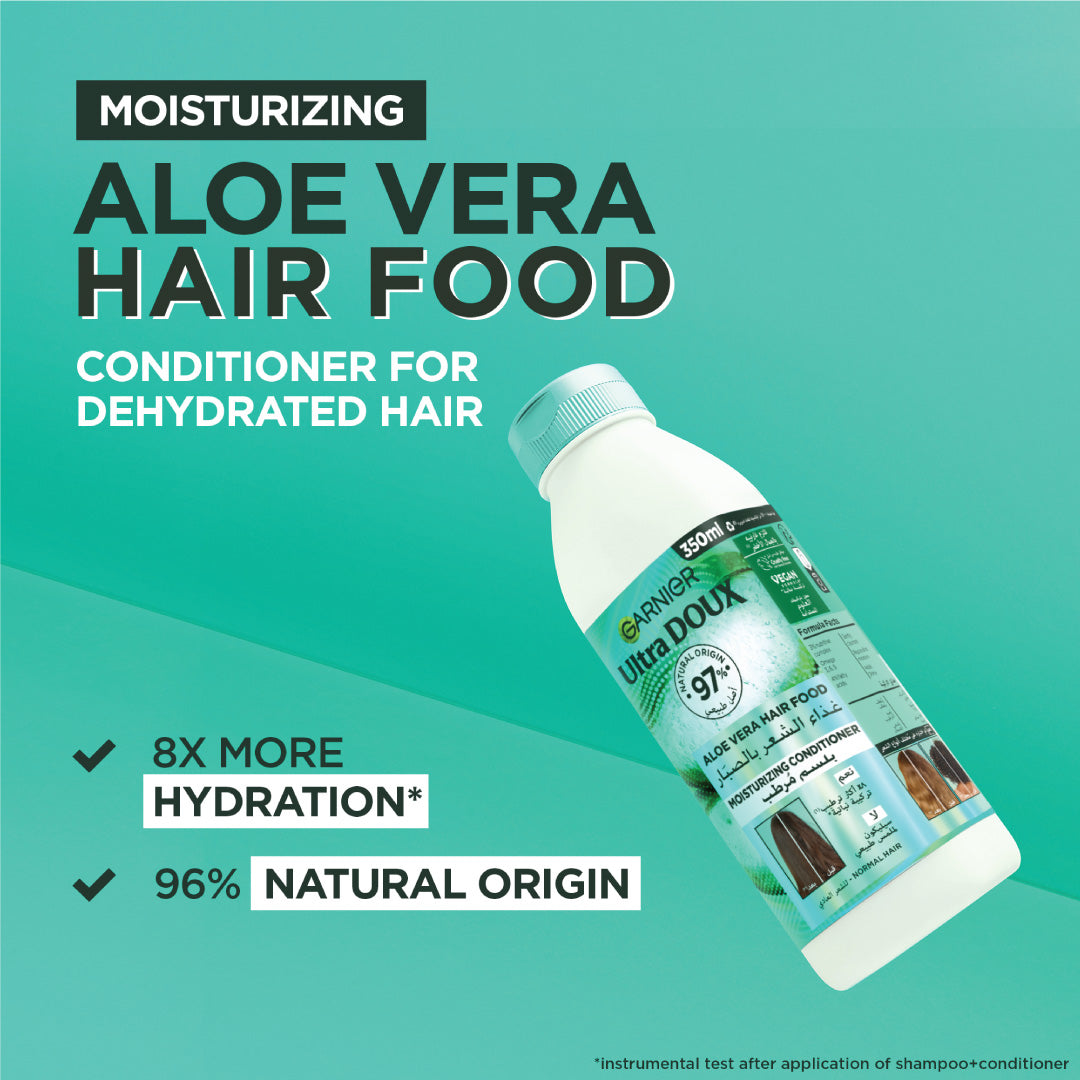 Ultra Doux Aloe Vera Vegan Hair Food Conditioner for Normal Hair 350 ML