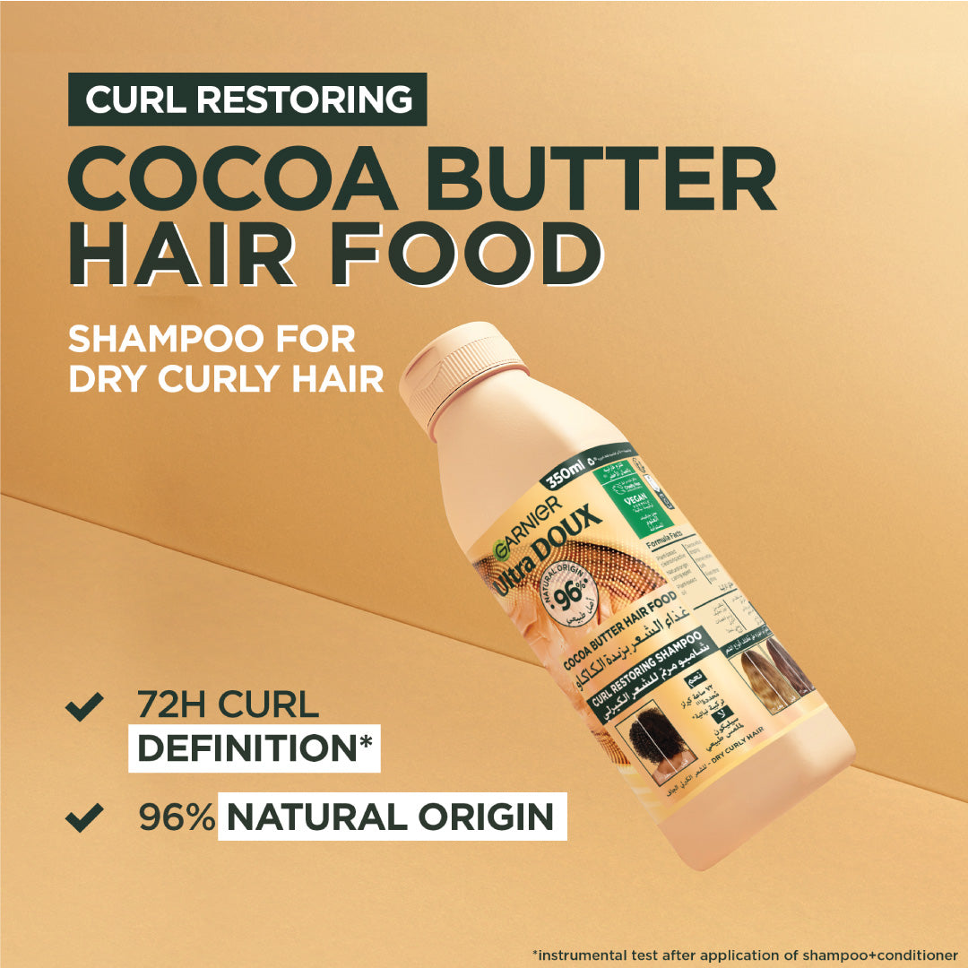 Ultra Doux Cocoa Butter Vegan Hair Shampoo For Curly Hair 350 ML