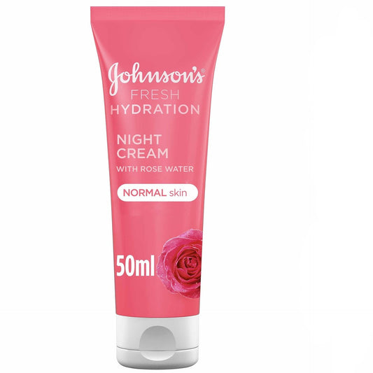Johnson's Fresh Hydration Night Cream Rose Water 50ML