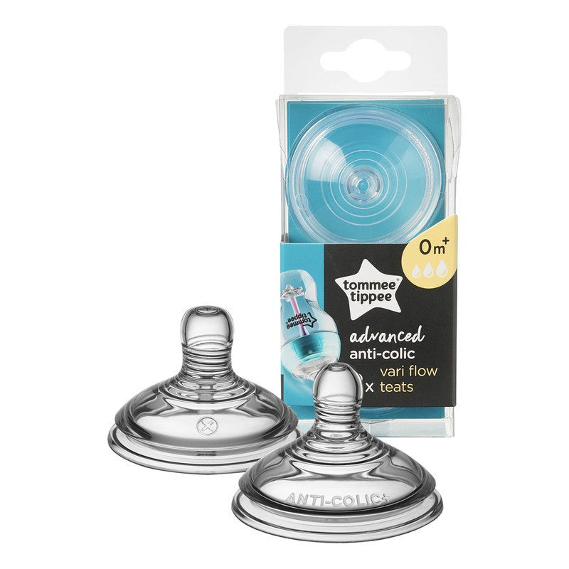 Tommee Tippee Variflow Teats 2 Pcs – 0M+