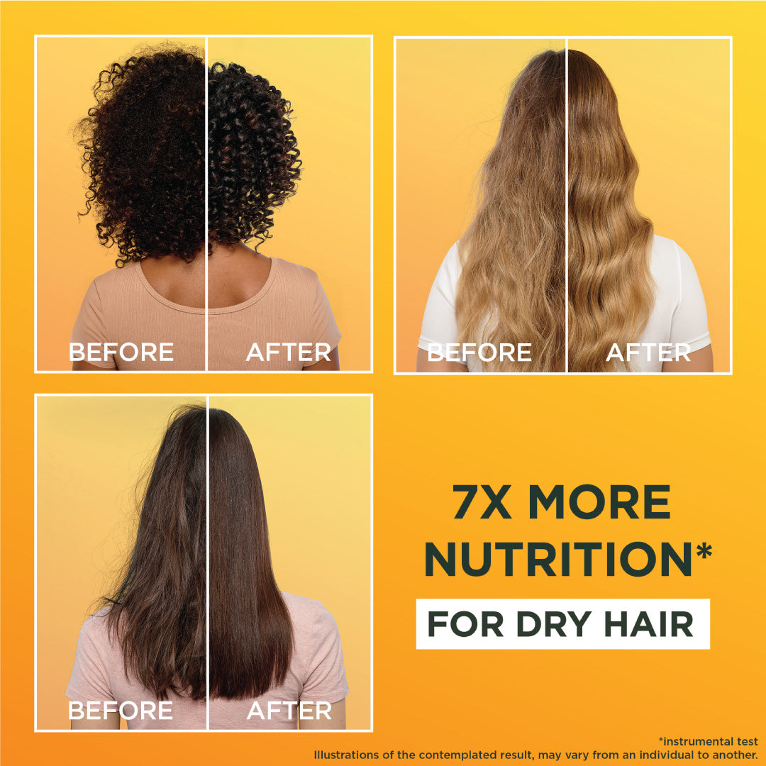 Ultra Doux Banana Vegan Hair Food Shampoo for Dry Hair 350 ML