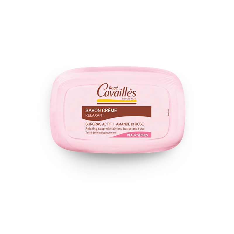 Rogé Cavaillès Almond and Rose Relaxing Cream Soap-115G