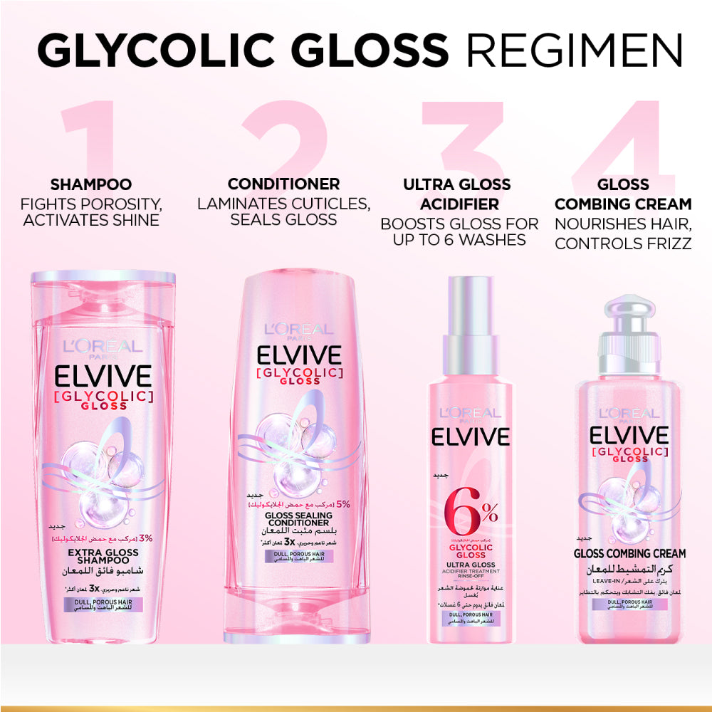 L’Oréal Paris Elvive Glycolic Gloss Ultra-Gloss Acidifier Treatment Rinse-Off