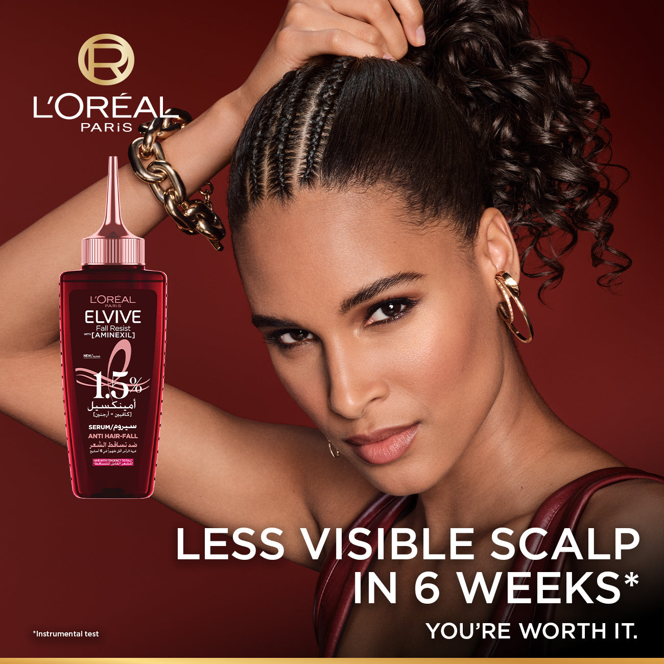 L'Oreal Paris Elvive Fall Resist Anti Hair-Fall Serum with Aminexil 100 ML