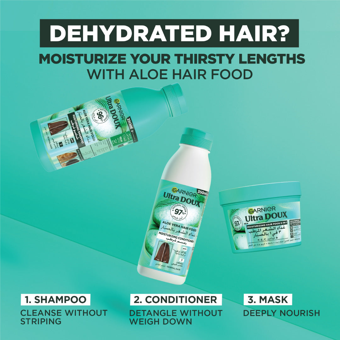 Ultra Doux Aloe Vera Vegan Hair Food Shampoo For Normal Hair 350 ML