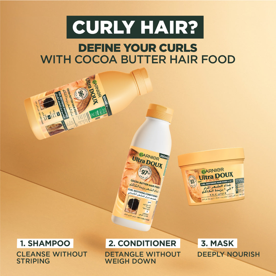Ultra Doux Cocoa Butter Hair Food 3-in-1 Mask 390 ML