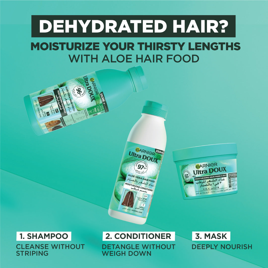 Ultra Doux Aloe Vera Vegan Hair Food Conditioner for Normal Hair 350 ML