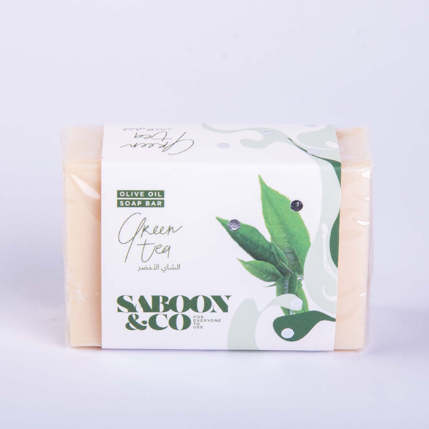 SABOON & CO – Green Tea Olive Oil Soap Bar