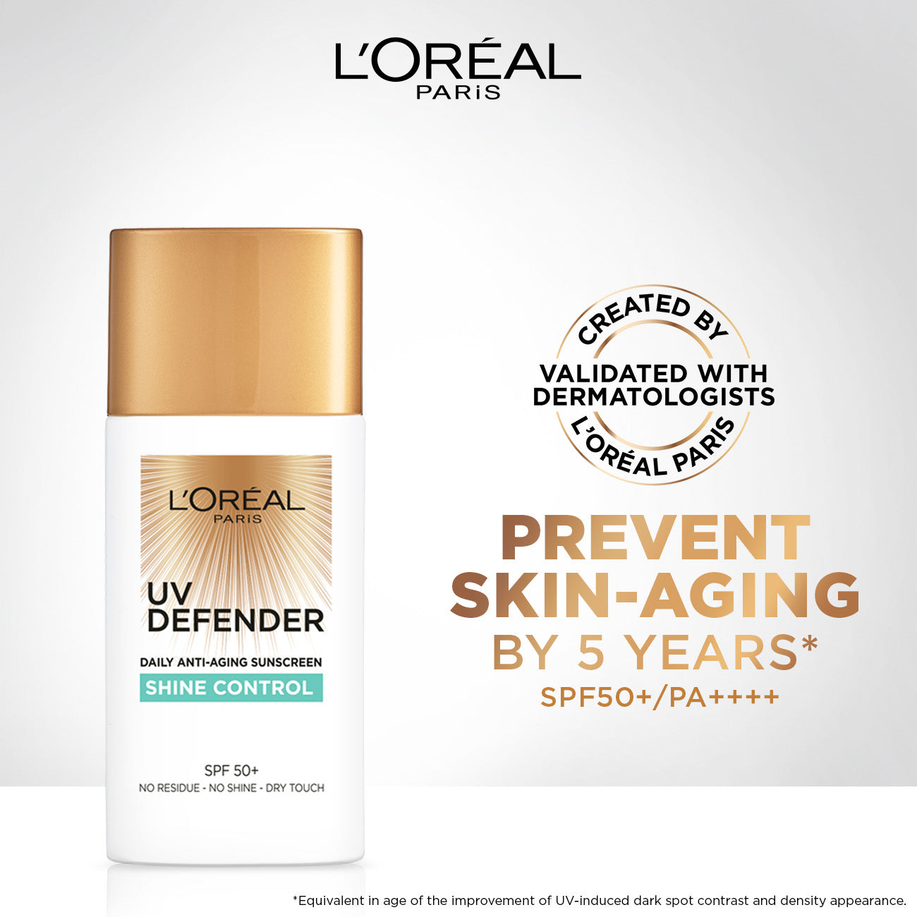 L'Oreal Paris Skin Expert UV Defender SPF50+ Shine Control 50mL