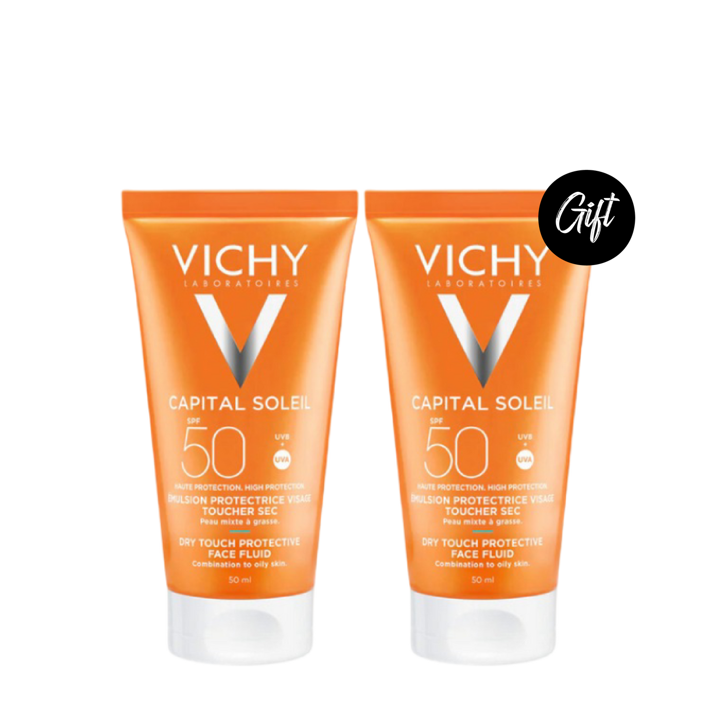 Buy 1 Get 1: Vichy Capital Soleil Dry Touch Anti Shine Sunscreen 50 ML