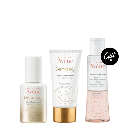 Avene Dermabsolu Recontouring Serum 30ML + Avene Dermabsolu Mask Recontouring Mask 75ML + Gift: Avene Intense Eye Make-Up Remover 125ML