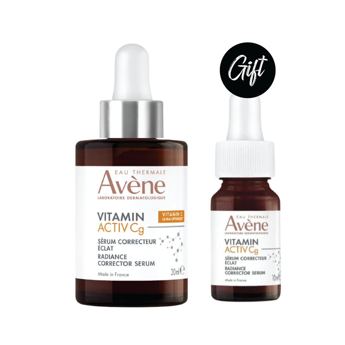 Avene Vitamin ACTIV Cg 美容液 30ml 2本セット Avene Vitamin Activ Cg - Radiance Corrector Serum 30 ML + Gift
