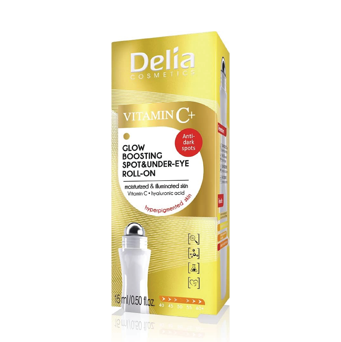 Delia Vitamin C+ Instant Under-Eye Roll On 15ml