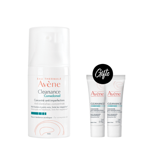 Avene Cleanance Comedomed Anti-Blemish Concentrate 30ML + Gifts: Avene Cleanance Comedomed Anti-Blemish Concentrate 5 ML (x2)