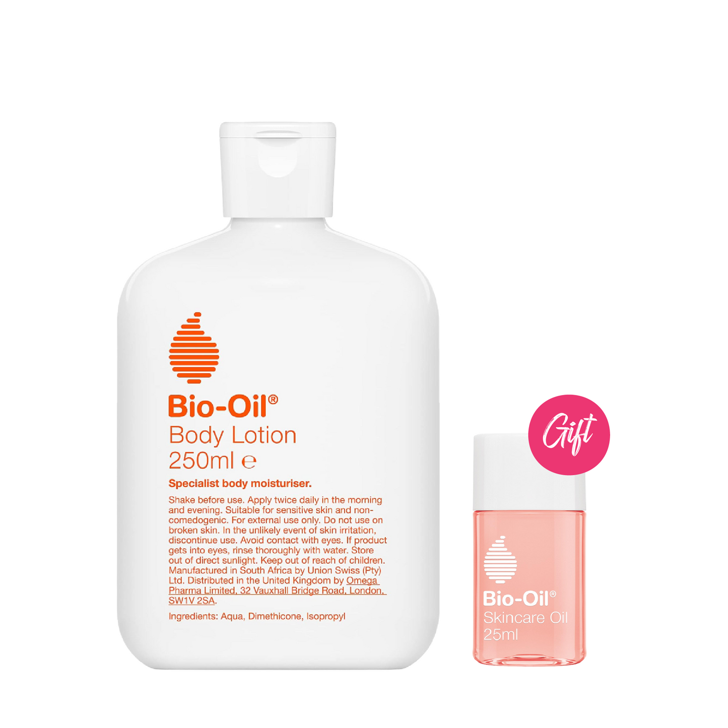 Bio-Oil Body Lotion 250ml + Gift: Bio-Oil Skin Care Oil 25ml
