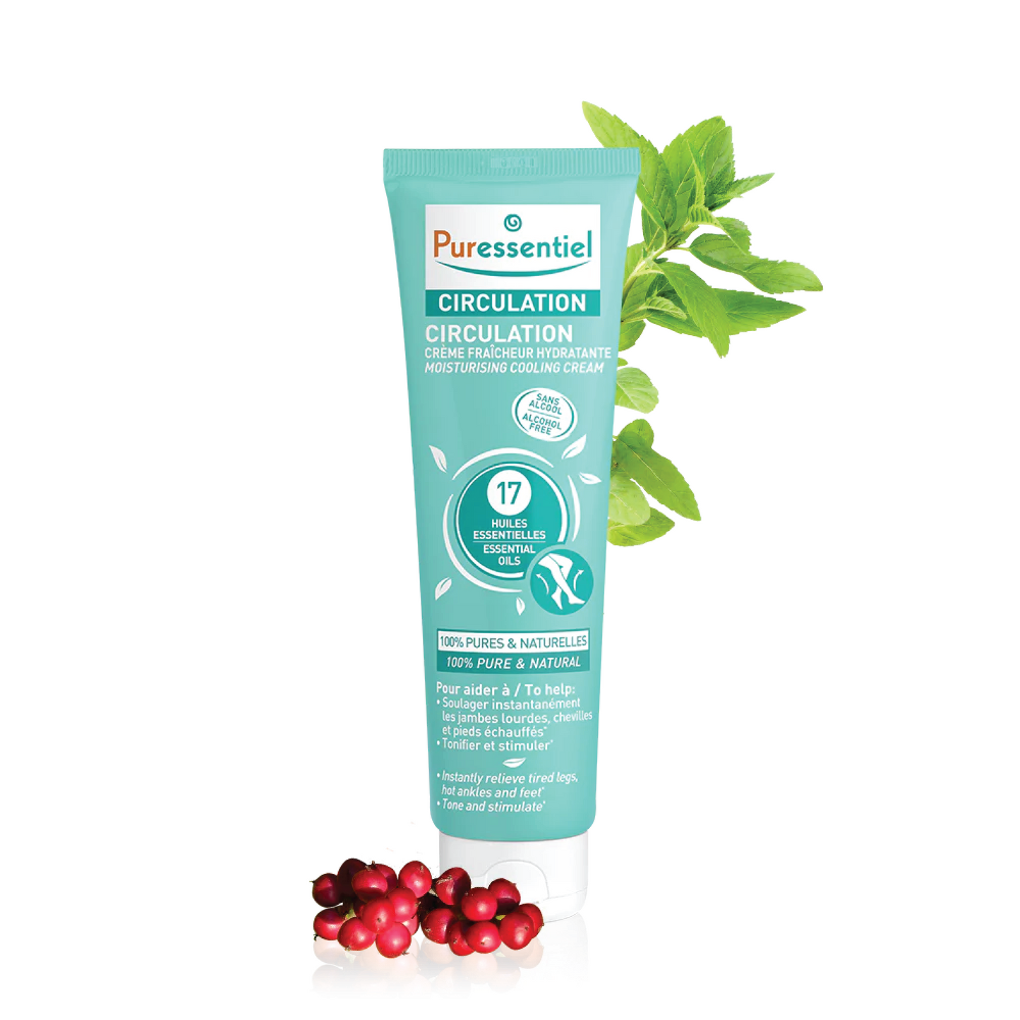 Puressentiel Circulation Moisturising Cooling Cream 100ML