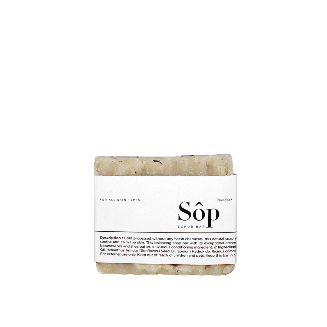 Atelier Beautanique - SOP Lavender Scrub Bar