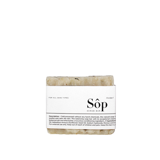 Atelier Beautanique - SOP Lavender Scrub Bar