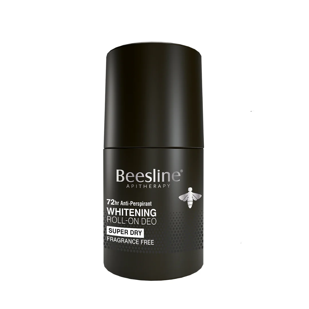 Beesline Whitening Roll-On Deo Super Dry, Silver Power - Active Fresh
