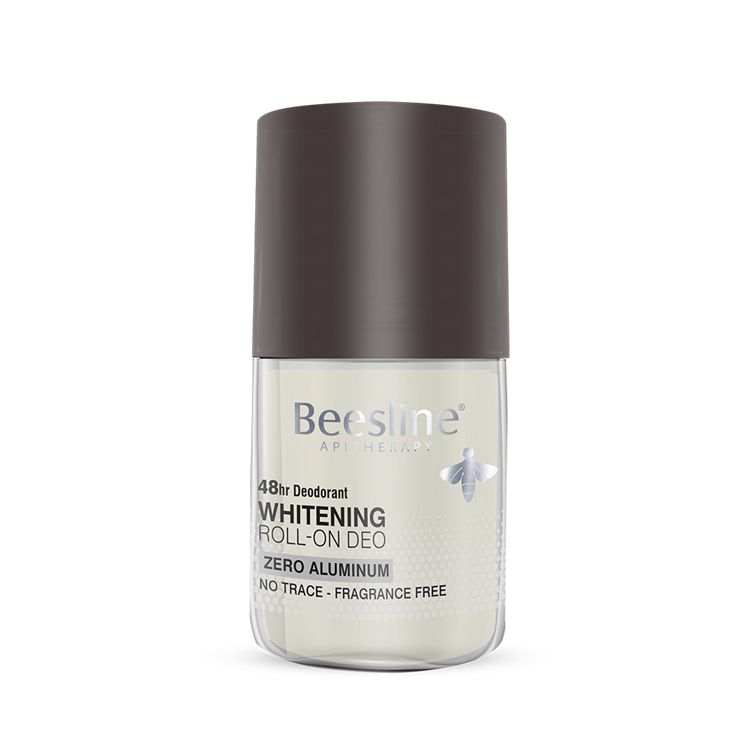 Beesline Whitening Roll-On Deo Zero Aluminum, Silver Power - Fragrance Free