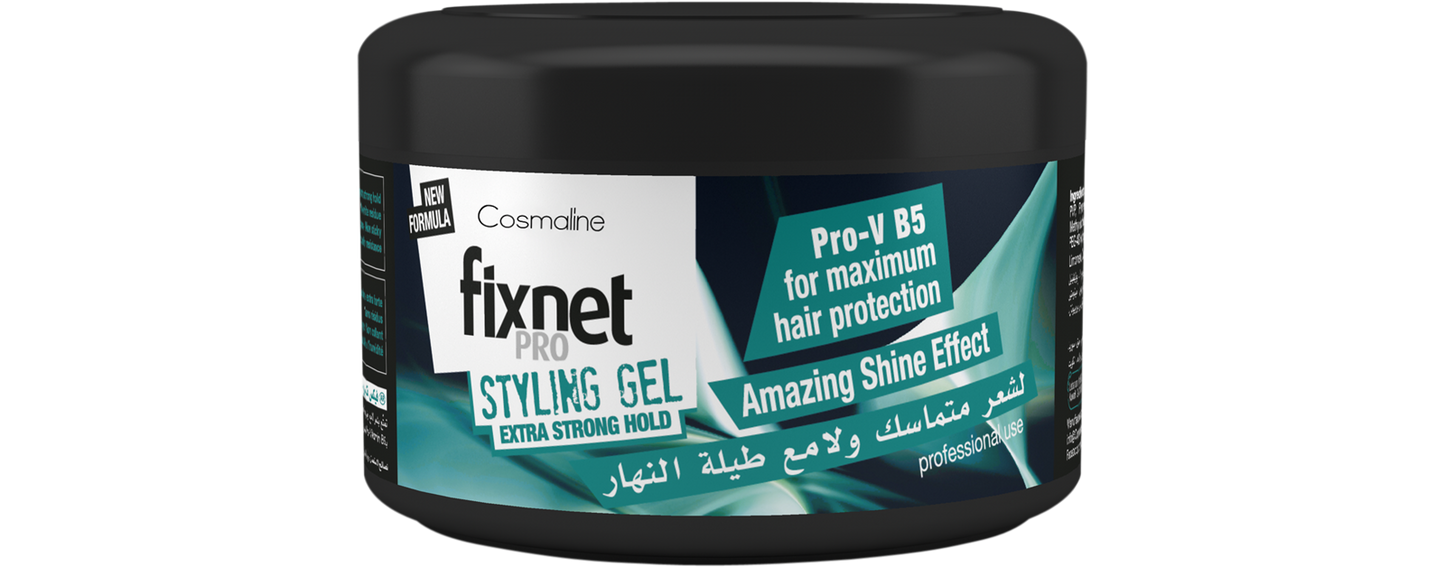 Cosmaline Fixnet Pro Styling Gel Extra Strong Hold Green 450 ML