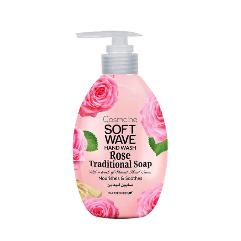 Cosmaline Soft Wave Liquid Soap Traditional & Rose 550 ML