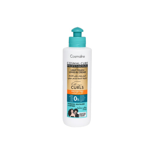 Cosmaline Cure Professional Oh My Curls Light Touch Leave-In Cream 250 ML