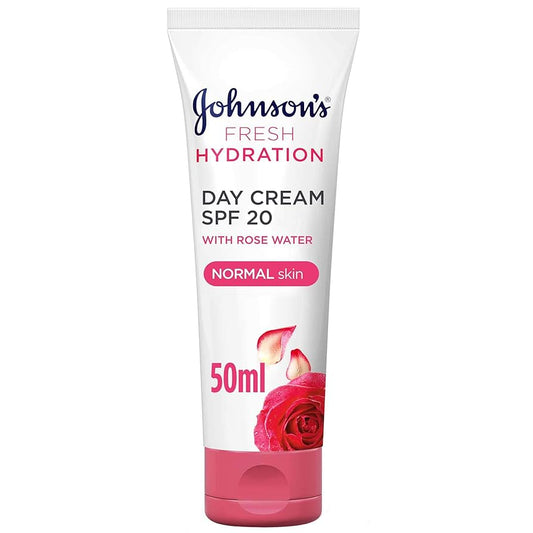 Johnson's Fresh Hydration Day Cream Rose Water SPF20 50ML