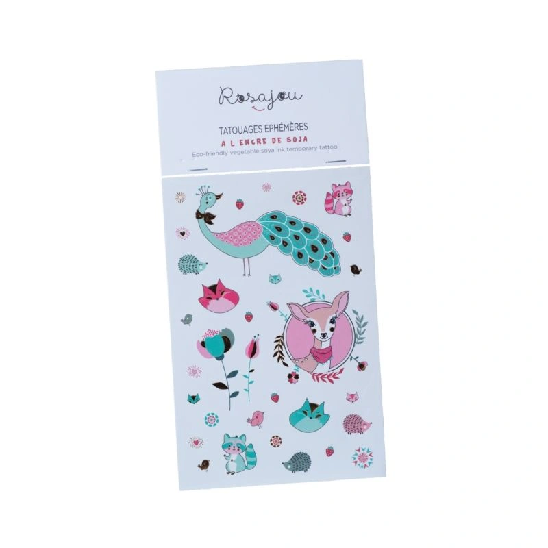 Rosajou Floral Temporary Tattoos 10x15 cm