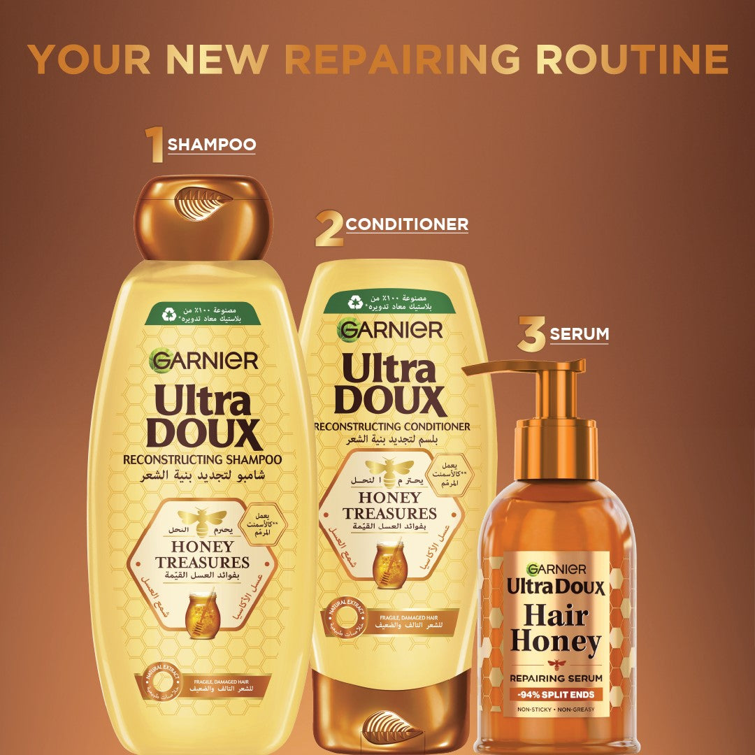 Ultra Doux Hair Honey Repairing Serum for Damaged Hair - 115ML