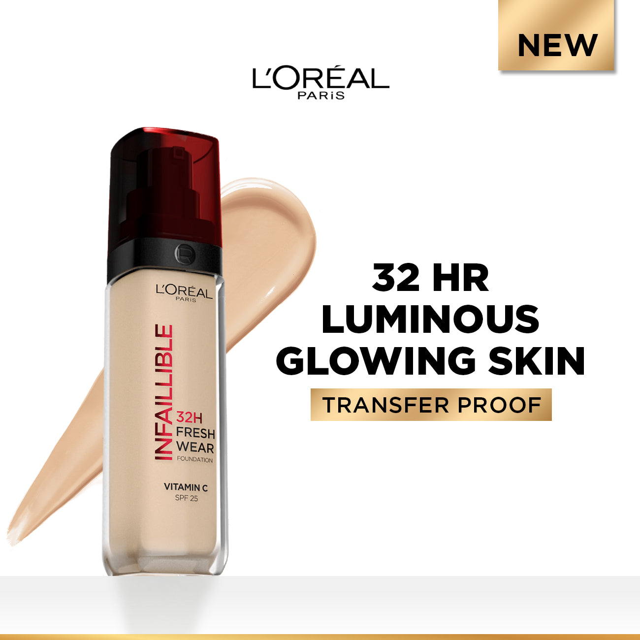 L'Oréal Paris Infallible 32H Fresh Wear Foundation SPF25